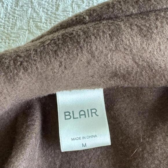 Blair Women's Brown Fleece Jacket - Size M - Picture 2 of 7